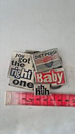 Diet Pepsi buckle / gesp 1991 nummer 2080 made in USA, Pepsi, Losse buckle of gesp, Overige kleuren, Minder dan 95 cm