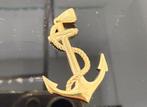 Prachtige 14 karaats gouden anker hanger, Ophalen of Verzenden, Nieuw, Goud