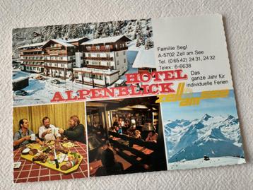 Reclamekaart Hotel Alpenblick, Zell am See - 4 afbeeldingen beschikbaar voor biedingen
