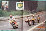 Poster Francorchamps Wil Hartog Sheene Roberts Cecotto, Verzamelen, Verzenden, Zo goed als nieuw, Motoren