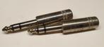 6,35 mm stereo audio jack 5 stuks, Ophalen of Verzenden, Gebruikt, Speaker of Versterker