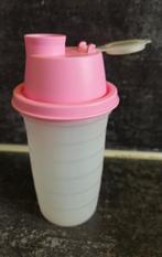 Tupperware shaker met wiel Roze 250ML, Huis en Inrichting, Keuken | Tupperware, Ophalen of Verzenden, Zo goed als nieuw, Beker of Kan