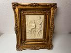 Schilderij reliëfplaquette met Roe Bros Lijst, Antiek en Kunst, Ophalen of Verzenden