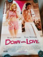 Down with love originele bioscoopposter, Verzamelen, Posters, Gebruikt, Ophalen of Verzenden
