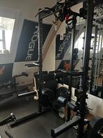 Half-rack met highe en low pulley incl. Vele extras, Sport en Fitness, Ophalen of Verzenden, Zo goed als nieuw, Overige typen