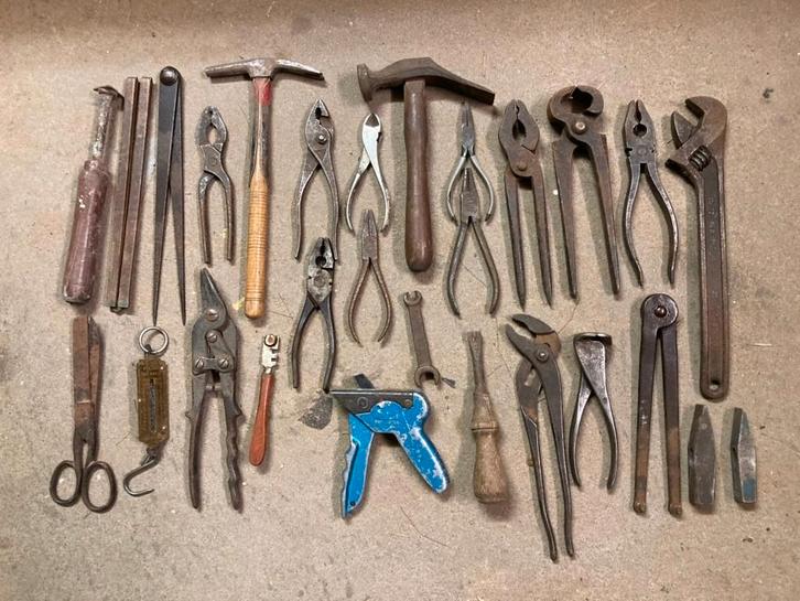 Vintage en antiek handgereedschap gereedschap, Antiek en Kunst, Antiek | Gereedschap en Instrumenten, Ophalen of Verzenden