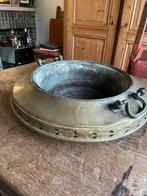 Antieke Koperen Brassero / Vuurschaal, Ophalen, Koper