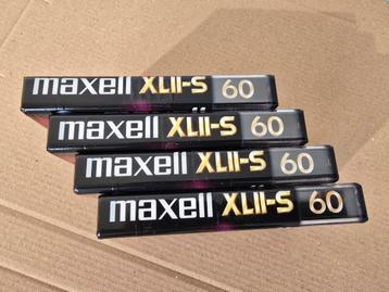 4 Nieuwe maxell cassettebandjes beschikbaar voor biedingen