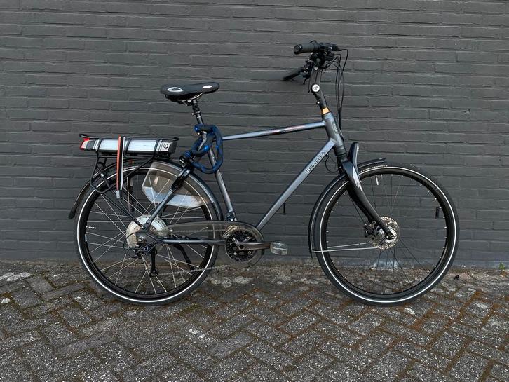 Sparta iON R20i elektrische fiets, schijfremmen, deore, Fietsen en Brommers, Elektrische fietsen, Zo goed als nieuw, Sparta, 50 km per accu of meer
