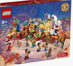 Lego chinees nieuwjaar parade 80111 nieuw!, Ophalen of Verzenden, Nieuw, Complete set, Lego