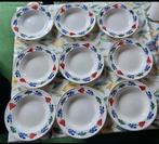 Te.koop 9 Bosch Boerenbont servies. Diepenborden, Ophalen of Verzenden