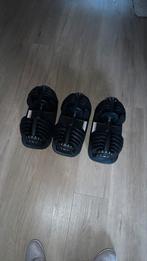 2x verstelbare dumbells, Ophalen of Verzenden, Zo goed als nieuw, Dumbbell