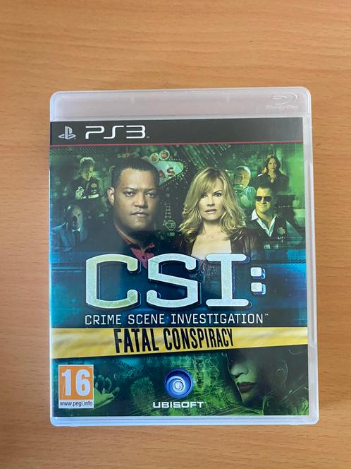 CSI fatal conspiracy (PS3), Spelcomputers en Games, Games | Sony PlayStation 3, Zo goed als nieuw, 1 speler, Vanaf 16 jaar, Ophalen of Verzenden
