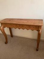 Antieke sidetable, Ophalen, 25 tot 50 cm, Rechthoekig, 100 tot 150 cm