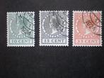 Nederland NVPH 136-138 gebruikt ( W 590)..€ 25,-, Postzegels en Munten, Verzenden