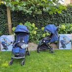 2x Leclerc Magicfold plus buggy - donker blauw - tweeling, Kinderen en Baby's, Ophalen, Zo goed als nieuw, Overige merken, Verstelbare rugleuning