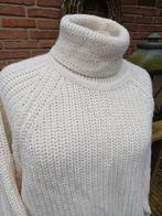 Aran Crafts Merino Wollen Trui  XL  44 46 unisex coltrui, Aran Crafts, Wit, Maat 46/48 (XL) of groter, Ophalen of Verzenden