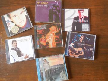 7 CD's Diverse zangers beschikbaar voor biedingen