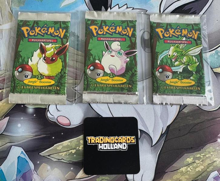 Pokemon 1st Edition Jungle Nederlands Booster Pack Sealed, Hobby en Vrije tijd, Verzamelkaartspellen | Pokémon, Zo goed als nieuw