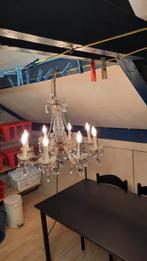 Elegante kroonluchter, Huis en Inrichting, Lampen | Kroonluchters, Ophalen, Zo goed als nieuw, Glas, Klassiek