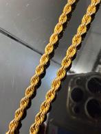 14k gouden rope ketting BLACKFRIDAY ACTIE €300 korting, Ophalen of Verzenden, Zo goed als nieuw, Goud, Goud