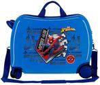 Spiderman ABS Ride-On Kinderkoffer - Gratis Verzending, Wieltjes, Hard kunststof, Nieuw, Minder dan 50 cm