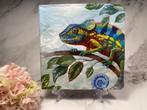 IHR knutsel servetten exotisch kameleon decoupage nr M194, Hobby en Vrije tijd, Knutselen, Verzenden, Nieuw, Materiaal