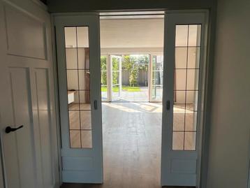 Suite Deuren - Schuifdeuren Hout/Glas - 211x93cm beschikbaar voor biedingen