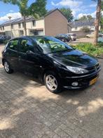 Peugeot 206 1.1 2006, Voorwielaandrijving, Leder en Stof, Zwart, Grijs