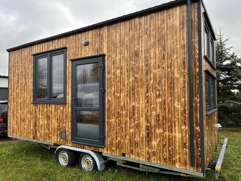 Nieuwe Tiny Huis op wielen / Tiny House / Vakantiehuis, Huizen en Kamers, Recreatiewoningen te koop, A