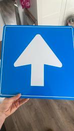 Emaille bord eenrichting weg, Ophalen