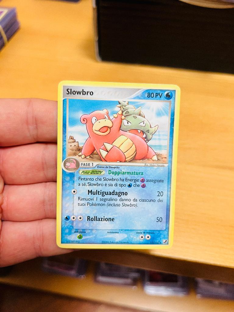 Slowbro 13/115 Ex Unseen Forces Pokemon, Verzenden, Zo goed als nieuw, Losse kaart, Foil