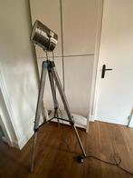 Schijnwerper lamp driepoot, Huis en Inrichting, Lampen | Vloerlampen, Ophalen of Verzenden, Zo goed als nieuw