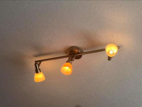 Lampenset 3 en 2 lampen incl lichtbron., Huis en Inrichting, Lampen | Plafondlampen, Zo goed als nieuw, Ophalen