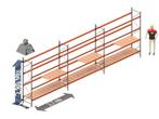 Voordeelset magazijnstelling 280x60x810 4 niveau's Koopje, Ophalen of Verzenden