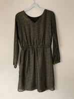 Leuk feest jurkje, mt 38. Zwart met goud, Kleding | Dames, Jurken, Maat 38/40 (M), Zwart, Ophalen of Verzenden, Zo goed als nieuw