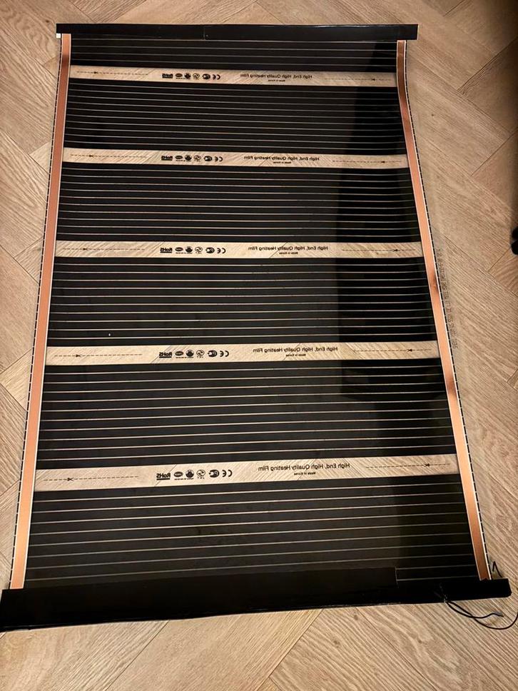 Zuinige infrarood  vloerverwarming voor caravan/camper, Caravans en Kamperen, Caravan accessoires, Zo goed als nieuw, Ophalen of Verzenden