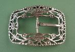 antieke zilveren gesp, 6x8,5cm uit 1896 (M) mandjes, Antiek en Kunst, Antiek | Goud en Zilver, Verzenden, Zilver