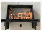Chinese vitrine bamboe snijwerk op standaard, 1 zijde glas, Verzenden