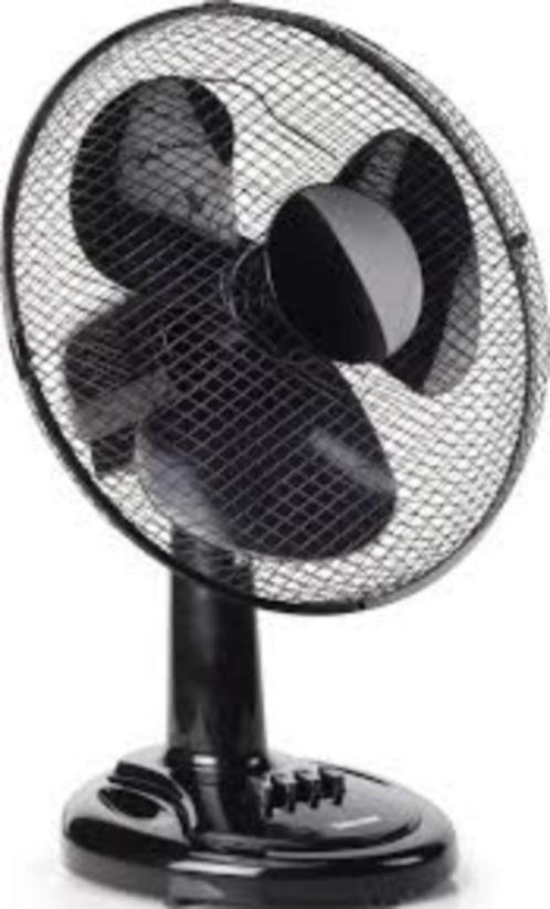 TAFELVENTILATOR ZWART 23 CM VENTILATOR WAAIER FAN BLOWER, Huis en Inrichting, Woonaccessoires | Overige, Nieuw, Ophalen of Verzenden