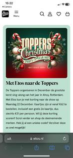 Toppers Christmas Party  2e kaartje gratis, Tickets en Kaartjes, Twee personen, December