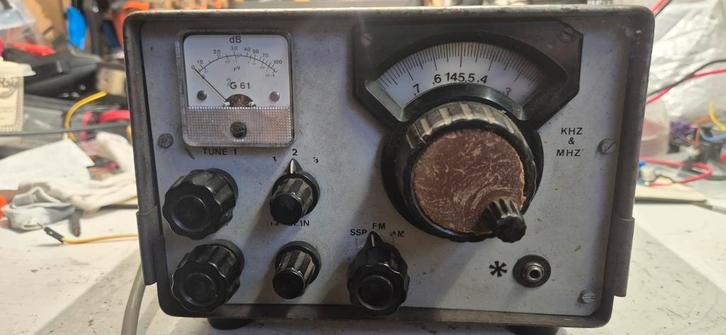 Defecte 2m Ontvanger - Vintage Project, Telecommunicatie, Zenders en Ontvangers, Niet werkend, Ontvanger, Ophalen of Verzenden