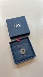 My jewellery zilveren ketting met initial D, Ophalen of Verzenden, Zo goed als nieuw, Zilver