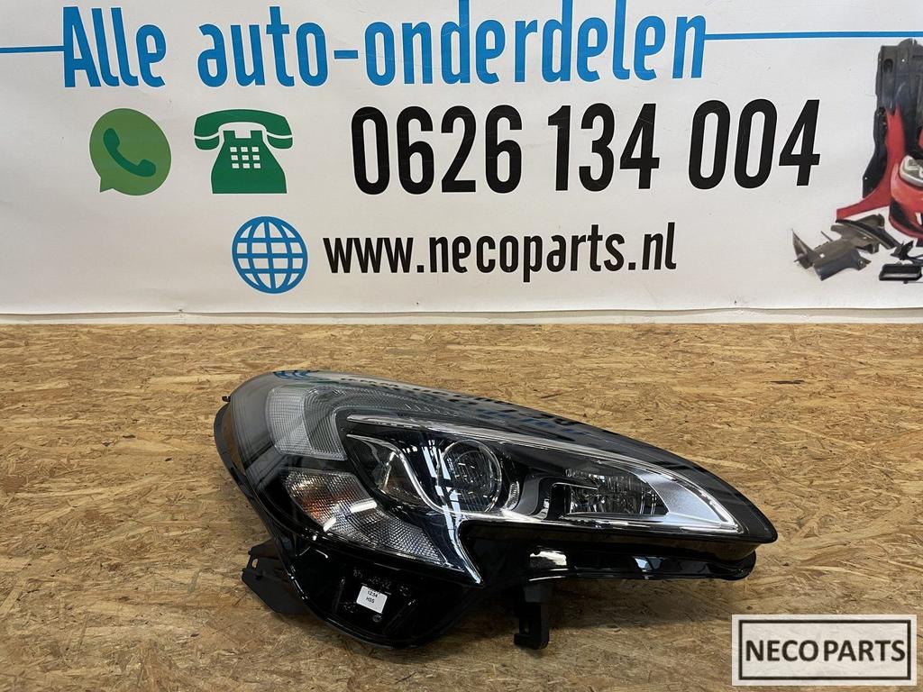 OPEL CORSA E XENON LED KOPLAMP RECHTS COMPLEET 1EF011830, Auto-onderdelen, Ophalen of Verzenden, Gebruikt, Opel