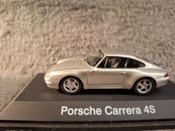 Porsche Carrera 4S 1:43 - 1993 - Silver Metallic beschikbaar voor biedingen
