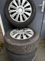 Winterbanden - 205/60R16 - op velg met sierdoppen, Ophalen, Gebruikt, 16 inch, Band(en)