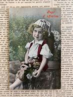 6-9-1908 Gage d’Affection - Jongetje met mandje bloemen (XX), Ophalen of Verzenden, Voor 1920, Gelopen, Kinderen
