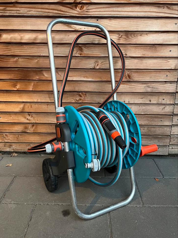Gardena tuinslang 20m compleet startklaar, Tuin en Terras, Tuinslangen, Zo goed als nieuw, Tuinslang, Ophalen