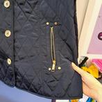Michael Kors donker blauwe tussen jas gouden knopen XL 47052, Michael Kors, Blauw, ., Maat 46/48 (XL) of groter