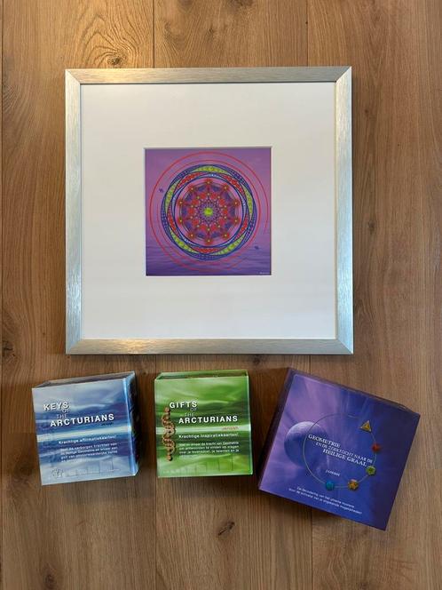 Janosh Art + 3x kaartendeck, Boeken, Esoterie en Spiritualiteit, Zo goed als nieuw, Achtergrond en Informatie, Tarot of Kaarten leggen